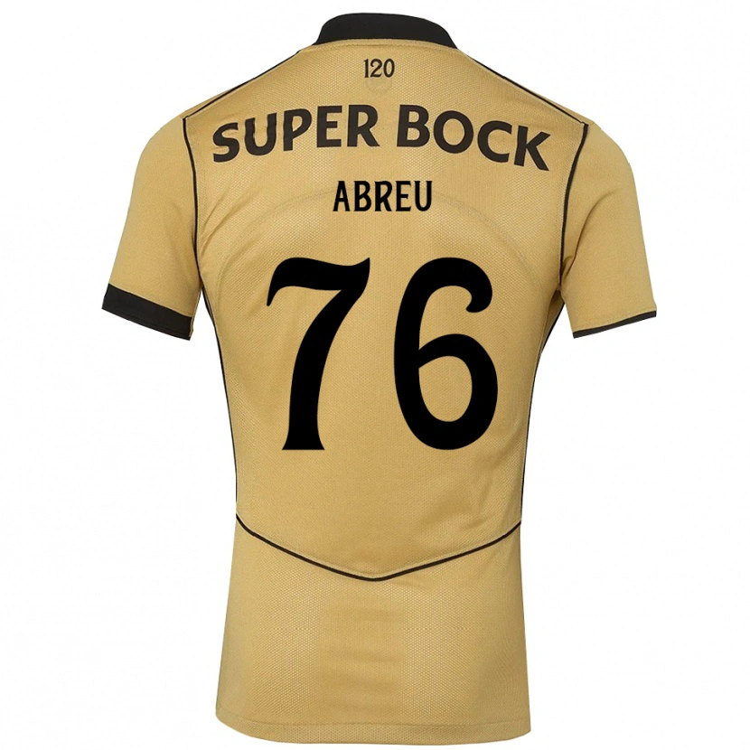 Danxen Herren Diogo Abreu #76 Goldgelb Schwarz Auswärtstrikot Trikot 2026/27 T-Shirt Schweiz