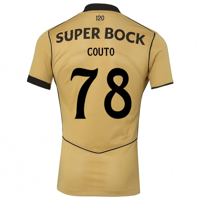 Danxen Herren Mauro Couto #78 Goldgelb Schwarz Auswärtstrikot Trikot 2026/27 T-Shirt Schweiz