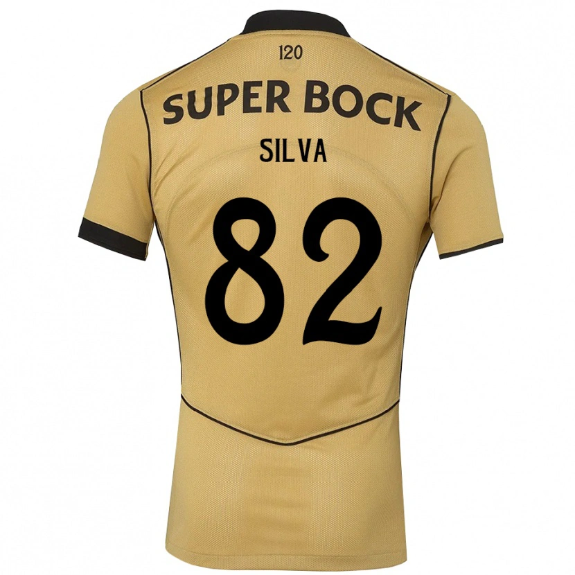 Danxen Herren Gabriel Silva #82 Goldgelb Schwarz Auswärtstrikot Trikot 2026/27 T-Shirt Schweiz