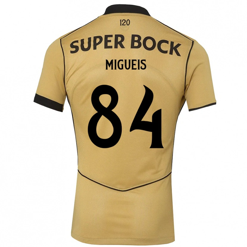 Danxen Herren Pedro Miguéis #84 Goldgelb Schwarz Auswärtstrikot Trikot 2026/27 T-Shirt Schweiz