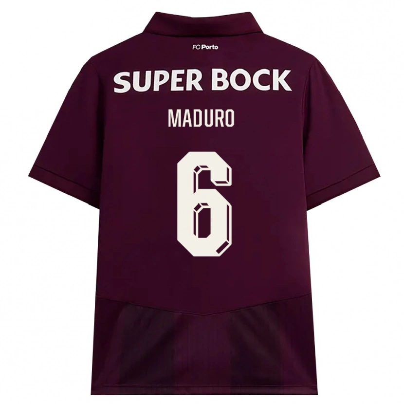 Danxen Herren Henrique Maduro #6 Burgund Weiß Auswärtstrikot Trikot 2026/27 T-Shirt Schweiz