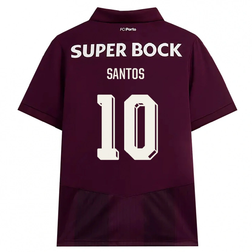 Danxen Herren Gonçalo Santos #10 Burgund Weiß Auswärtstrikot Trikot 2026/27 T-Shirt Schweiz