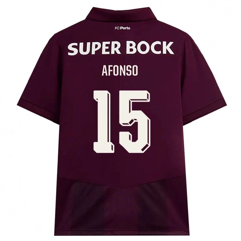 Danxen Herren Zé Afonso #15 Burgund Weiß Auswärtstrikot Trikot 2026/27 T-Shirt Schweiz