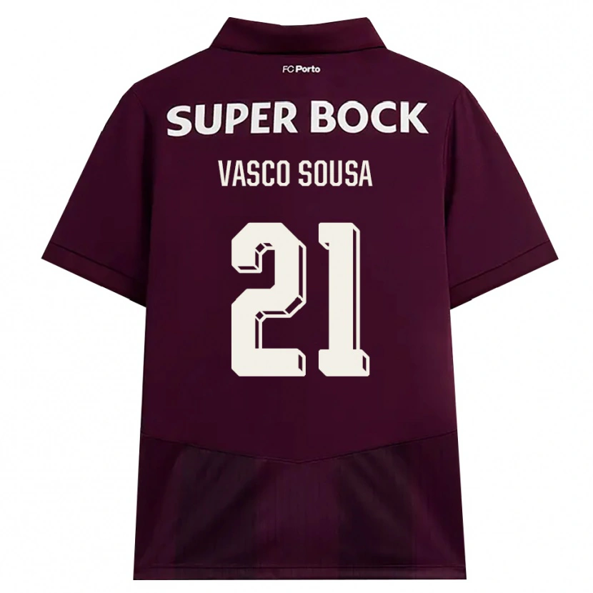 Danxen Herren Vasco Sousa #21 Burgund Weiß Auswärtstrikot Trikot 2026/27 T-Shirt Schweiz