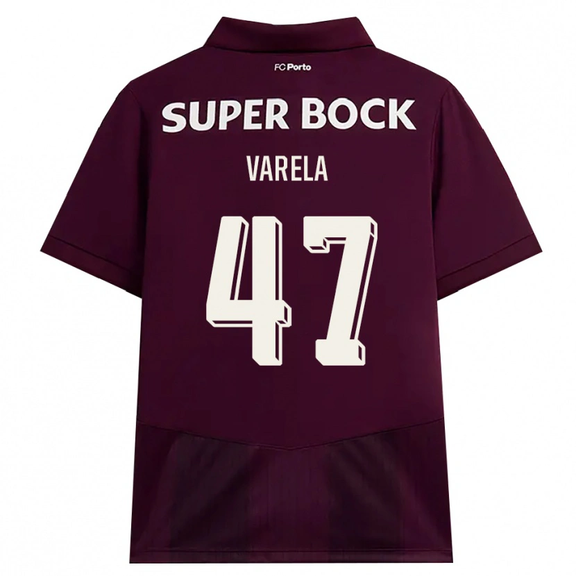 Danxen Herren Cardoso Varela #47 Burgund Weiß Auswärtstrikot Trikot 2026/27 T-Shirt Schweiz