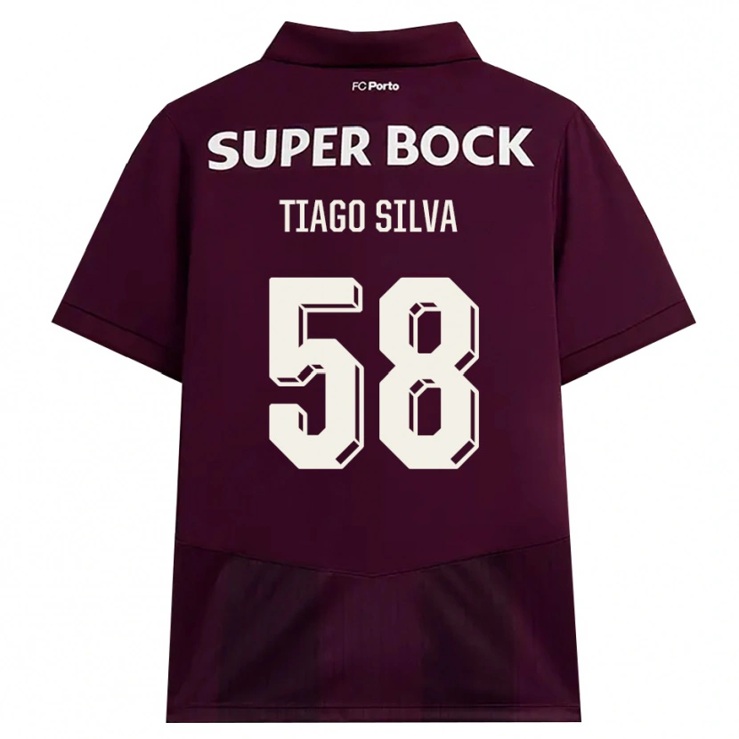 Danxen Herren Tiago Silva #58 Burgund Weiß Auswärtstrikot Trikot 2026/27 T-Shirt Schweiz