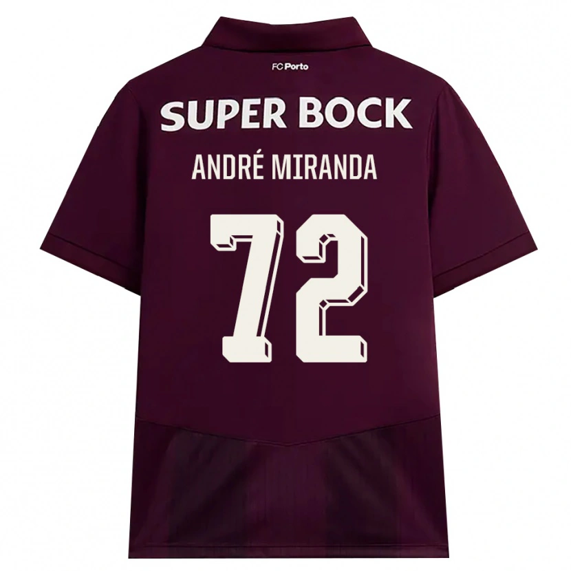 Danxen Herren André Miranda #72 Burgund Weiß Auswärtstrikot Trikot 2026/27 T-Shirt Schweiz