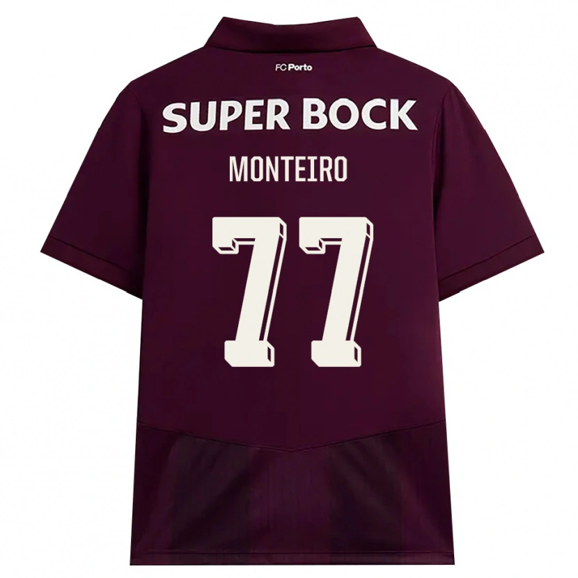 Danxen Herren Rui Monteiro #77 Burgund Weiß Auswärtstrikot Trikot 2026/27 T-Shirt Schweiz