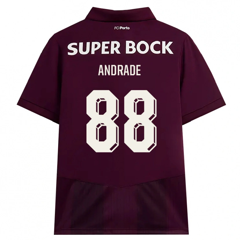 Danxen Herren Domingos Andrade #88 Burgund Weiß Auswärtstrikot Trikot 2026/27 T-Shirt Schweiz