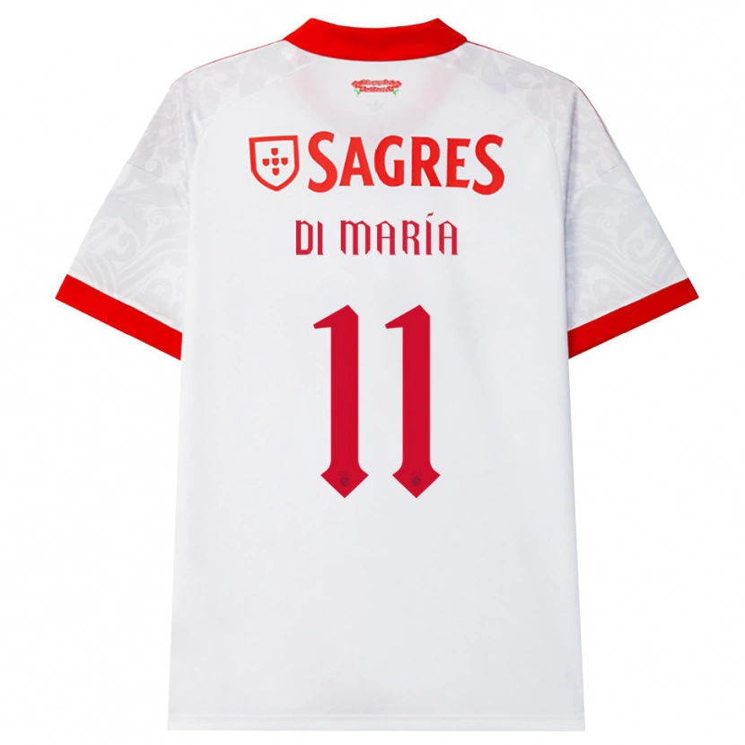 Danxen Herren Angel Di Maria #11 Weiß Rot Gelb Auswärtstrikot Trikot 2026/27 T-Shirt Schweiz