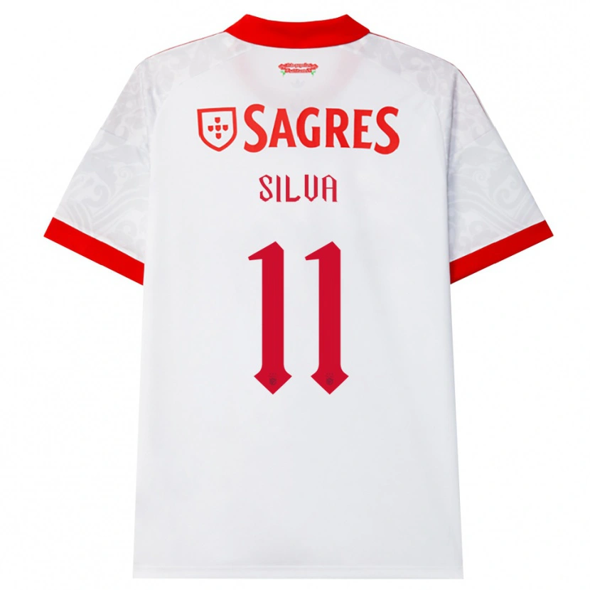 Danxen Herren Jéssica Silva #11 Weiß Rot Gelb Auswärtstrikot Trikot 2026/27 T-Shirt Schweiz