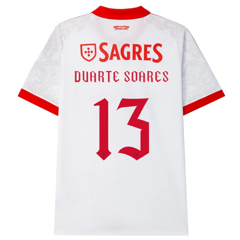 Danxen Herren Duarte Soares #13 Weiß Rot Gelb Auswärtstrikot Trikot 2026/27 T-Shirt Schweiz