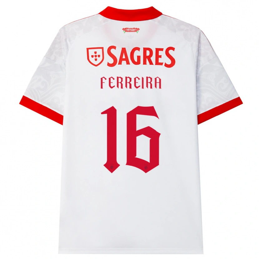 Danxen Herren António Ferreira #16 Weiß Rot Gelb Auswärtstrikot Trikot 2026/27 T-Shirt Schweiz