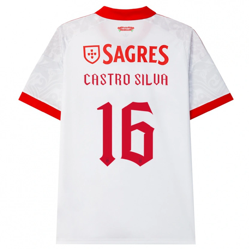 Danxen Herren Guilherme Castro #16 Weiß Rot Gelb Auswärtstrikot Trikot 2026/27 T-Shirt Schweiz