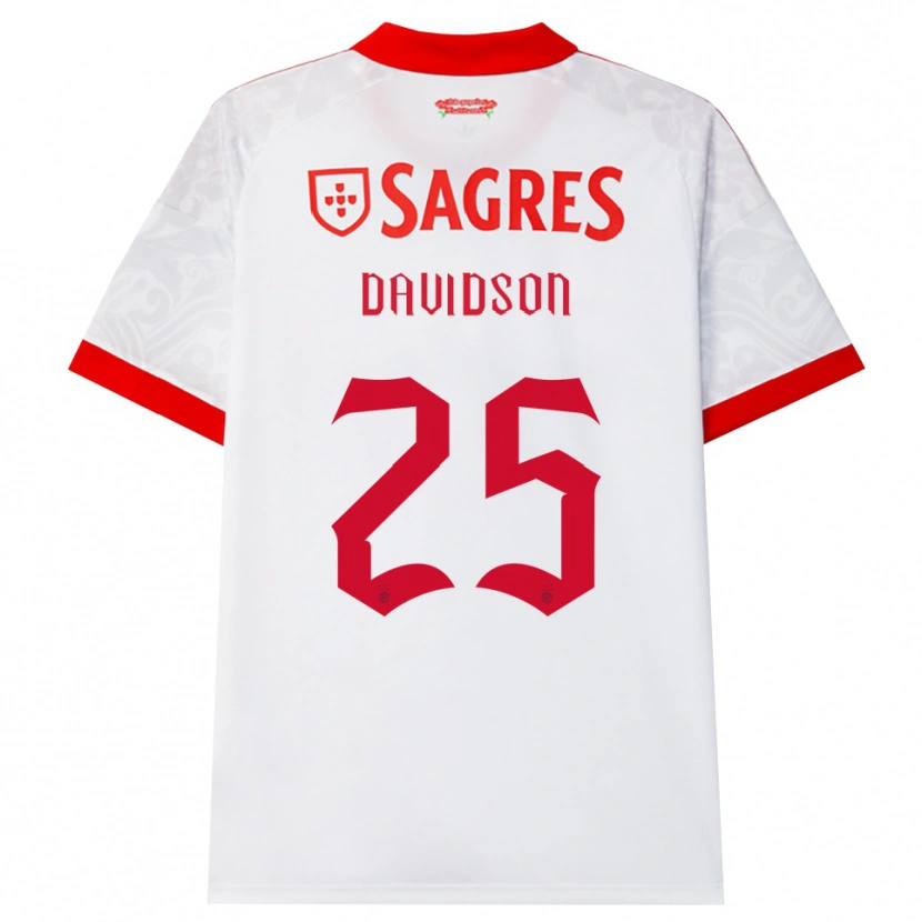 Danxen Herren Chandra Davidson #25 Weiß Rot Gelb Auswärtstrikot Trikot 2026/27 T-Shirt Schweiz