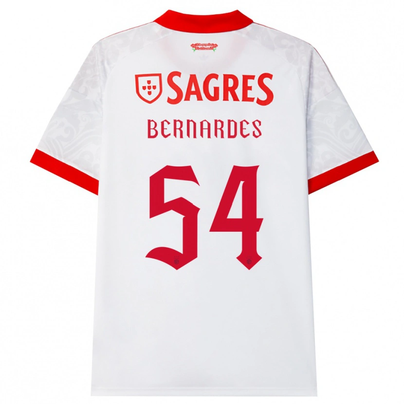 Danxen Herren Francisco Bernardes De Freitas Neto #54 Weiß Rot Gelb Auswärtstrikot Trikot 2026/27 T-Shirt Schweiz
