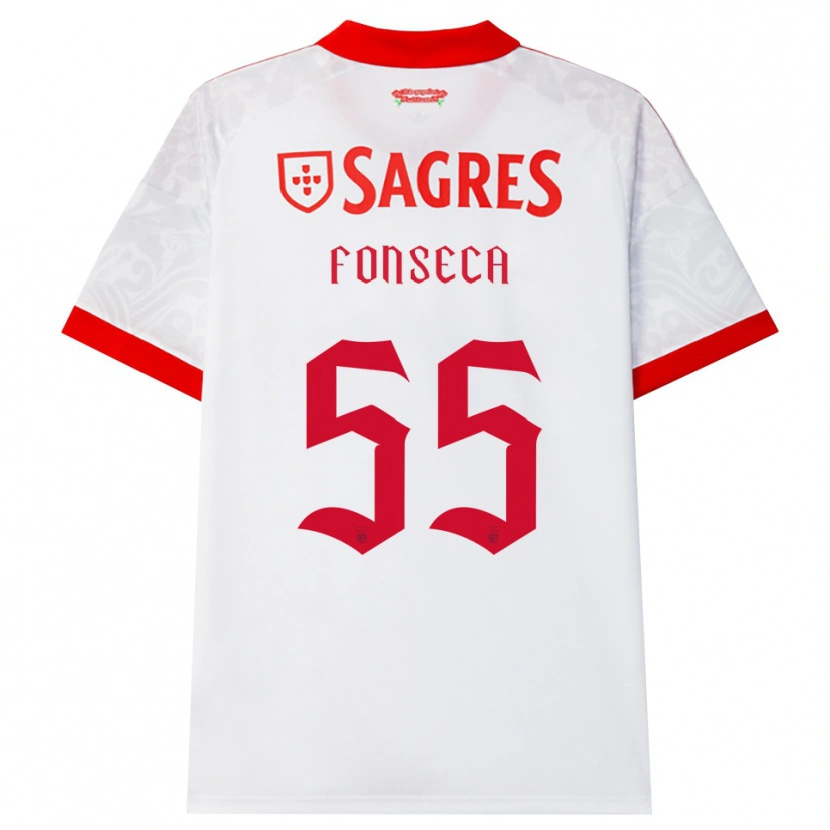 Danxen Herren João Fonseca #55 Weiß Rot Gelb Auswärtstrikot Trikot 2026/27 T-Shirt Schweiz