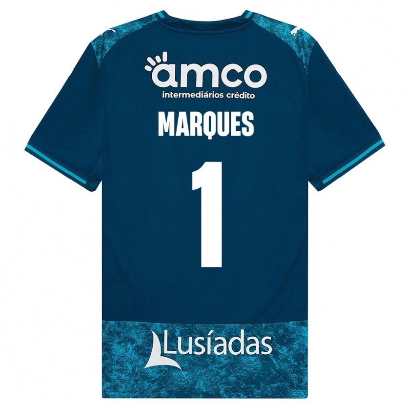 Danxen Herren André Marques #1 Dunkelschiefergrau Mitteltuerkis Auswärtstrikot Trikot 2026/27 T-Shirt Schweiz