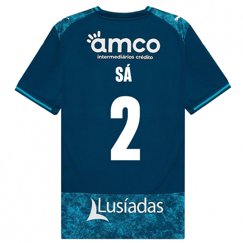 Danxen Herren Henrique Sá #2 Dunkelschiefergrau Mitteltuerkis Auswärtstrikot Trikot 2026/27 T-Shirt Schweiz