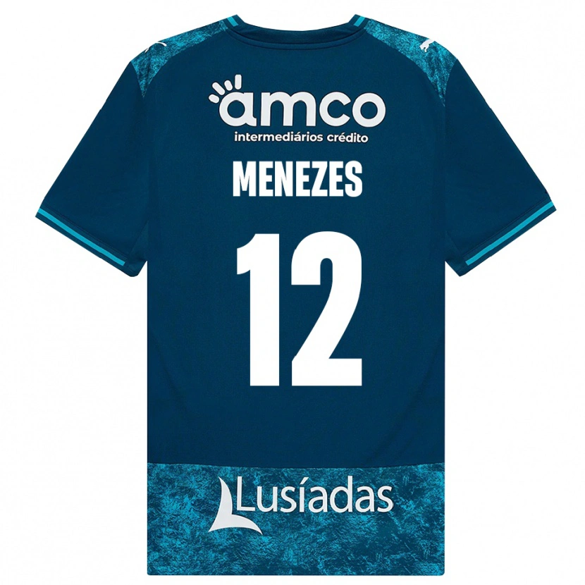 Danxen Herren Gabriel Menezes #12 Dunkelschiefergrau Mitteltuerkis Auswärtstrikot Trikot 2026/27 T-Shirt Schweiz