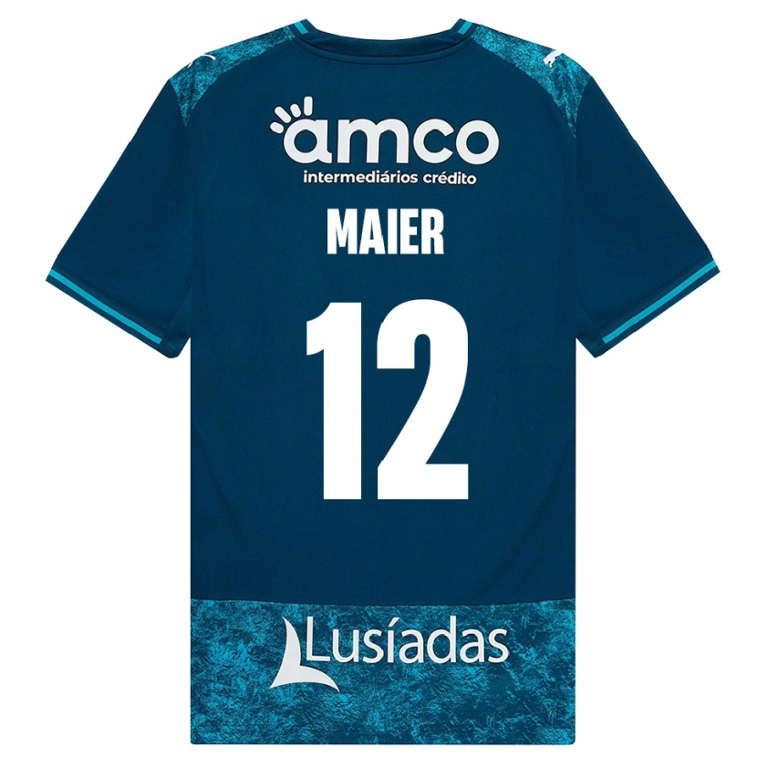 Danxen Herren Merse Maier #12 Dunkelschiefergrau Mitteltuerkis Auswärtstrikot Trikot 2026/27 T-Shirt Schweiz