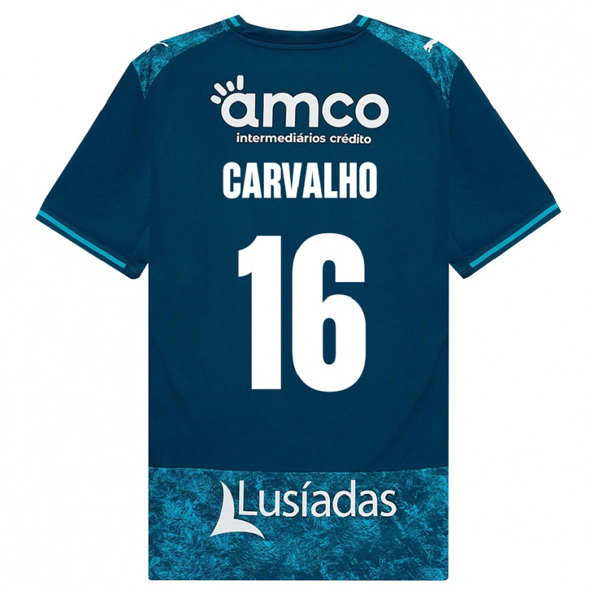 Danxen Herren Alexandre Carvalho #16 Dunkelschiefergrau Mitteltuerkis Auswärtstrikot Trikot 2026/27 T-Shirt Schweiz