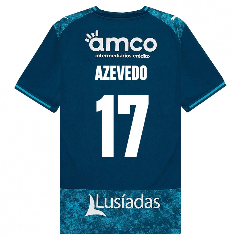 Danxen Herren Mariana Azevedo #17 Dunkelschiefergrau Mitteltuerkis Auswärtstrikot Trikot 2026/27 T-Shirt Schweiz