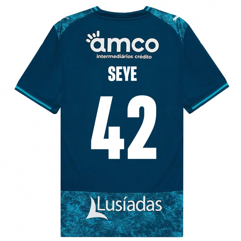 Danxen Herren Modou Seye #42 Dunkelschiefergrau Mitteltuerkis Auswärtstrikot Trikot 2026/27 T-Shirt Schweiz