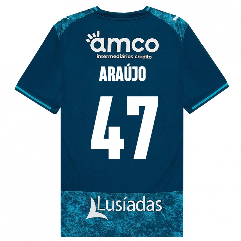 Danxen Herren Matheus Araújo #47 Dunkelschiefergrau Mitteltuerkis Auswärtstrikot Trikot 2026/27 T-Shirt Schweiz