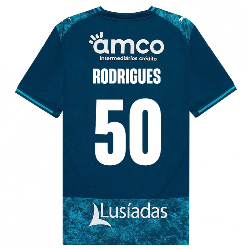 Danxen Herren Diego Rodrigues #50 Dunkelschiefergrau Mitteltuerkis Auswärtstrikot Trikot 2026/27 T-Shirt Schweiz