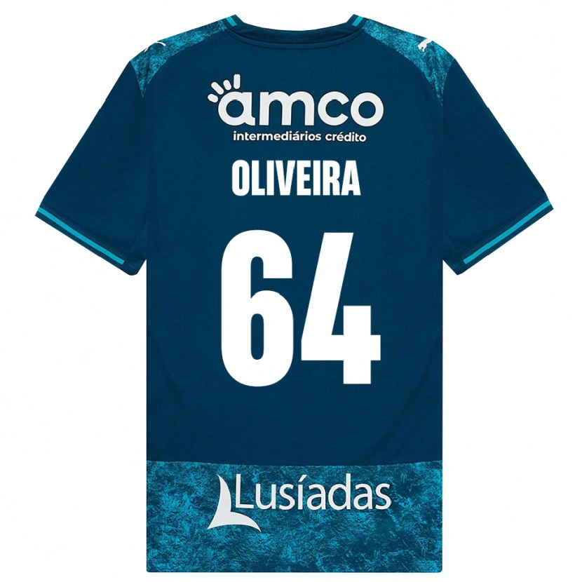 Danxen Herren Lucas Oliveira #64 Dunkelschiefergrau Mitteltuerkis Auswärtstrikot Trikot 2026/27 T-Shirt Schweiz