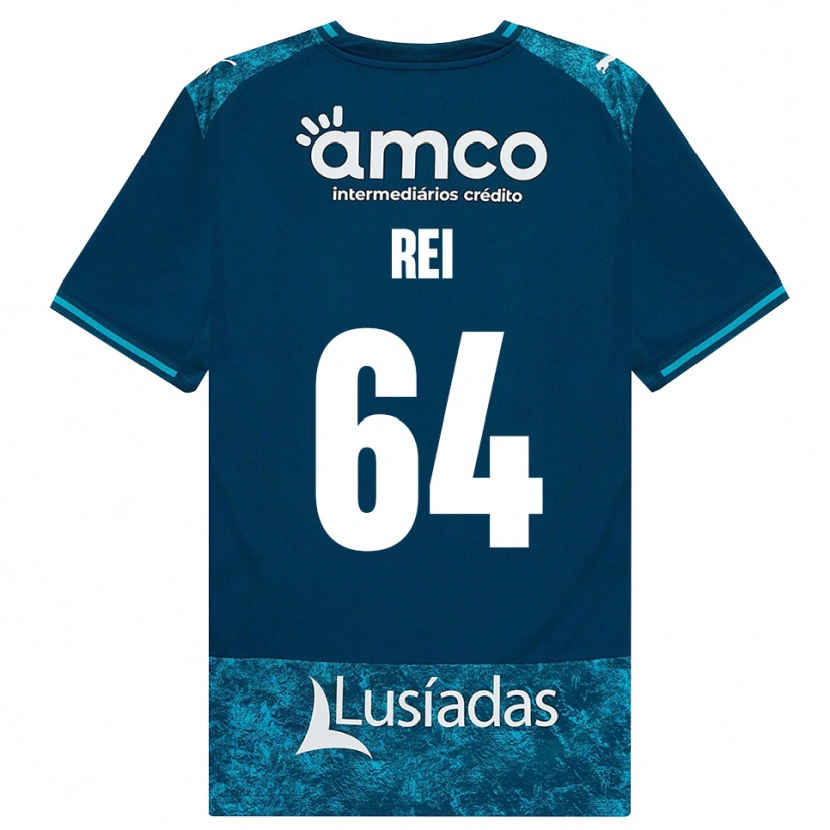 Danxen Herren Ricardo Rei #64 Dunkelschiefergrau Mitteltuerkis Auswärtstrikot Trikot 2026/27 T-Shirt Schweiz