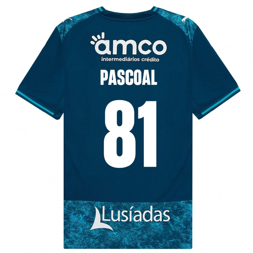 Danxen Herren Fodé Pascoal #81 Dunkelschiefergrau Mitteltuerkis Auswärtstrikot Trikot 2026/27 T-Shirt Schweiz