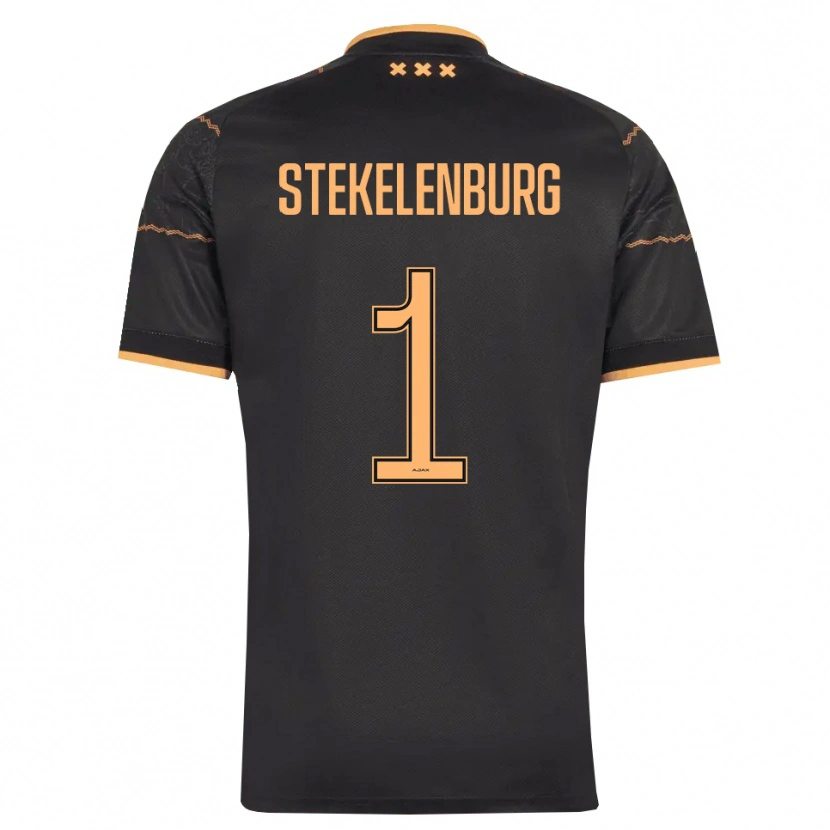 Danxen Herren Maarten Stekelenburg #1 Schwarz Orange Auswärtstrikot Trikot 2026/27 T-Shirt Schweiz