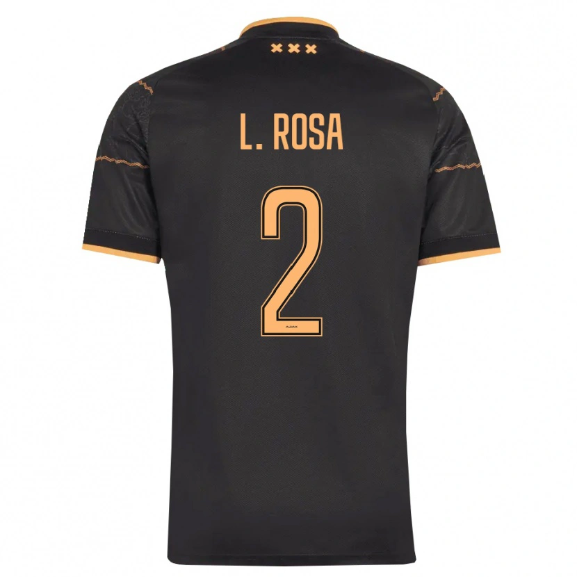 Danxen Herren Lucas Rosa #2 Schwarz Orange Auswärtstrikot Trikot 2026/27 T-Shirt Schweiz