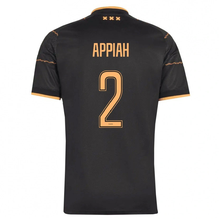 Danxen Herren Avery Appiah #2 Schwarz Orange Auswärtstrikot Trikot 2026/27 T-Shirt Schweiz