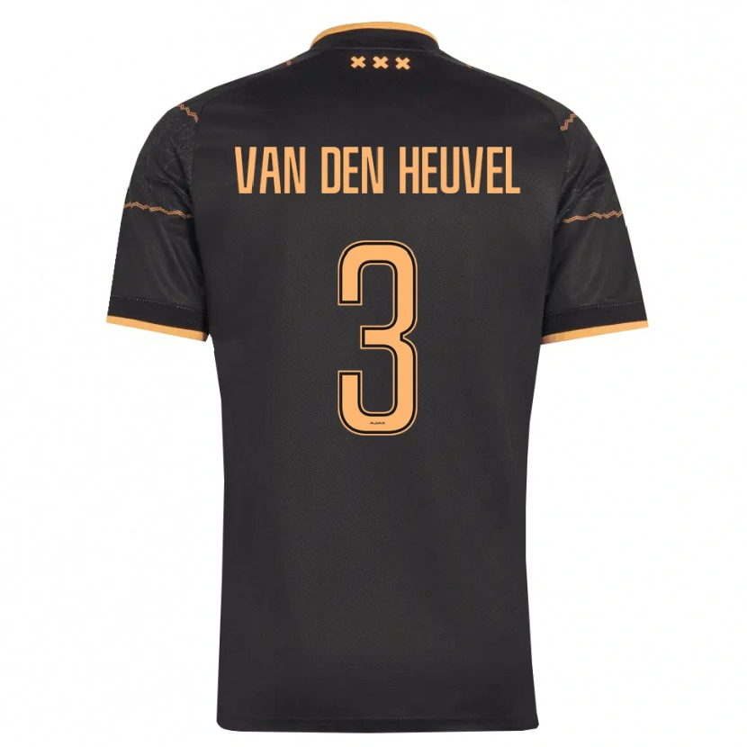 Danxen Herren Nino Van Den Heuvel #3 Schwarz Orange Auswärtstrikot Trikot 2026/27 T-Shirt Schweiz