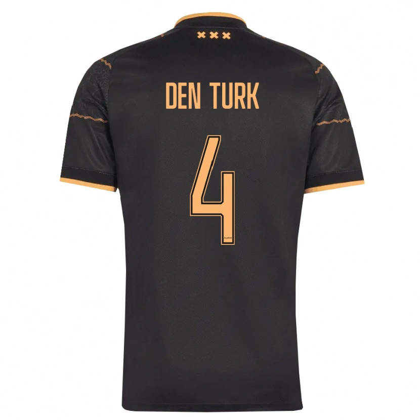 Danxen Herren Deau Den Turk #4 Schwarz Orange Auswärtstrikot Trikot 2026/27 T-Shirt Schweiz