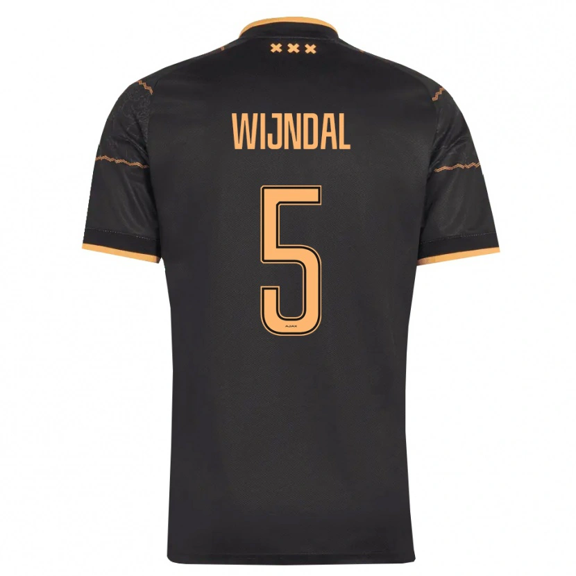 Danxen Herren Owen Wijndal #5 Schwarz Orange Auswärtstrikot Trikot 2026/27 T-Shirt Schweiz