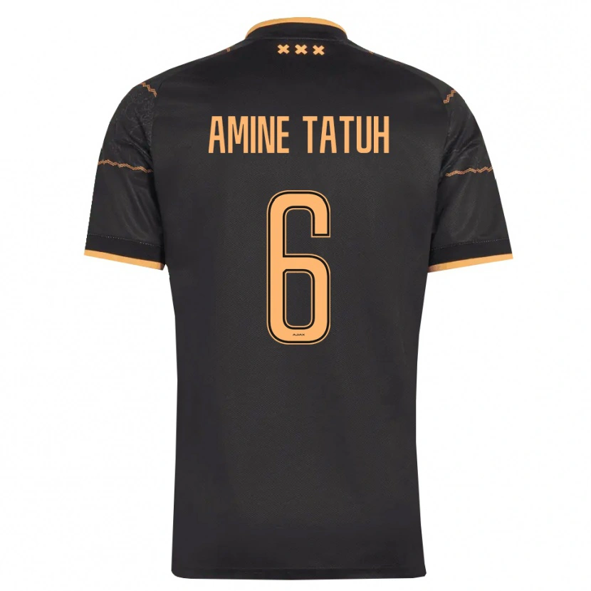 Danxen Herren Mohammed Tatuh #6 Schwarz Orange Auswärtstrikot Trikot 2026/27 T-Shirt Schweiz