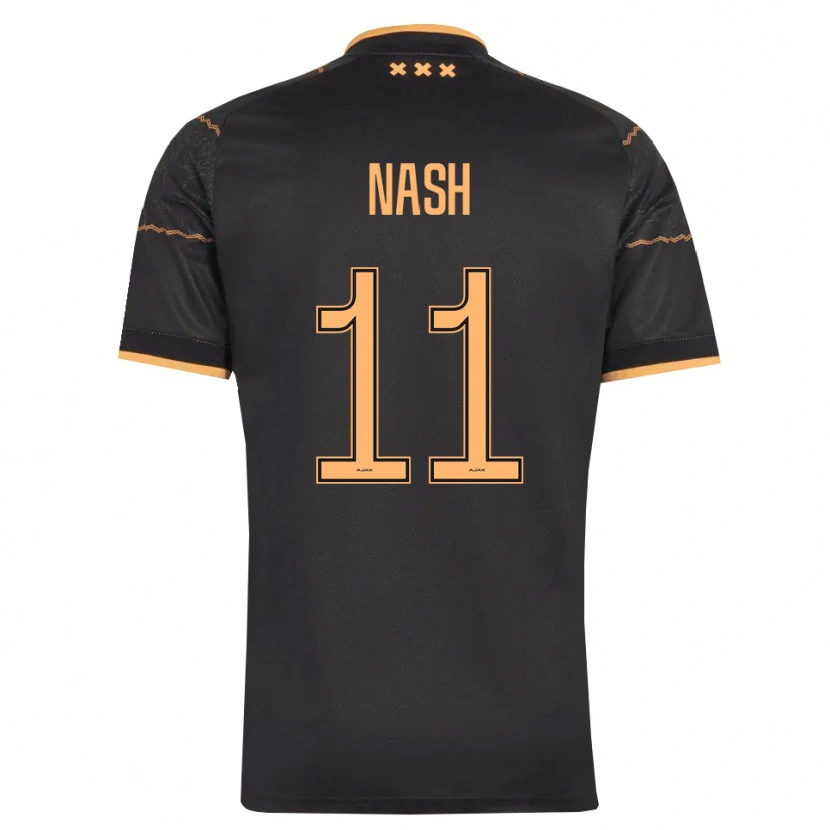 Danxen Herren Pharell Nash #11 Schwarz Orange Auswärtstrikot Trikot 2026/27 T-Shirt Schweiz