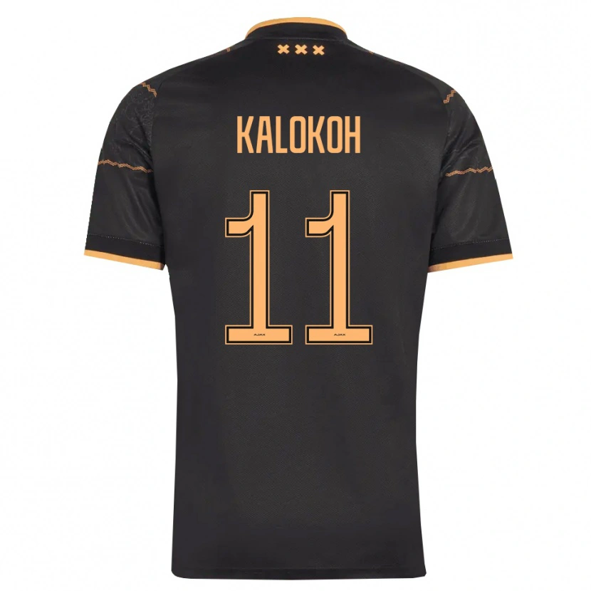 Danxen Herren David Kalokoh #11 Schwarz Orange Auswärtstrikot Trikot 2026/27 T-Shirt Schweiz