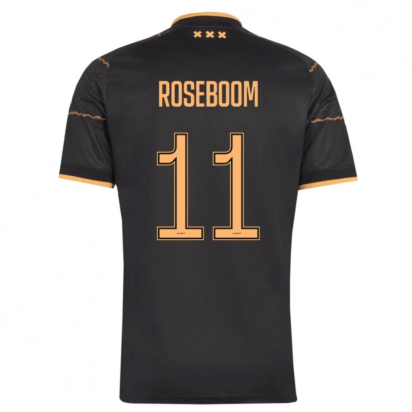 Danxen Herren Youri Roseboom #11 Schwarz Orange Auswärtstrikot Trikot 2026/27 T-Shirt Schweiz