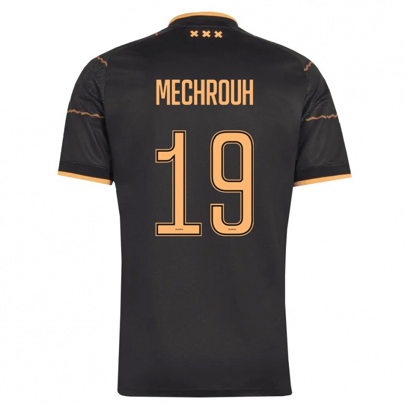 Danxen Herren Elias Mechrouh #19 Schwarz Orange Auswärtstrikot Trikot 2026/27 T-Shirt Schweiz