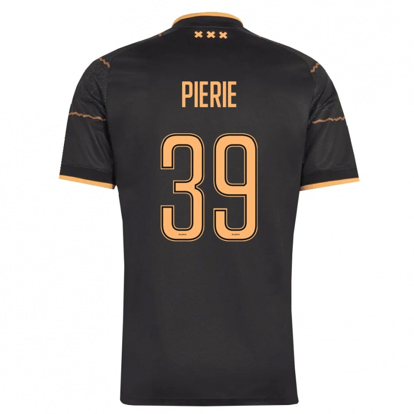 Danxen Herren Kik Pierie #39 Schwarz Orange Auswärtstrikot Trikot 2026/27 T-Shirt Schweiz