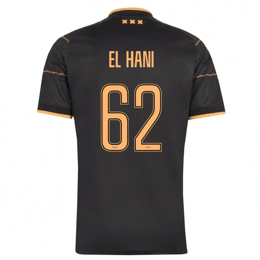 Danxen Herren Aymean El Hani #62 Schwarz Orange Auswärtstrikot Trikot 2026/27 T-Shirt Schweiz