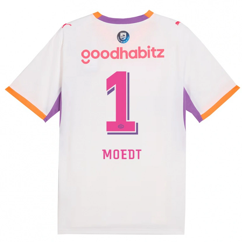 Danxen Herren Eskil Moedt #1 Weiß Violett Orange Auswärtstrikot Trikot 2026/27 T-Shirt Schweiz