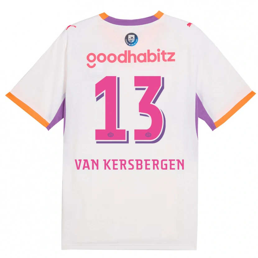 Danxen Herren Sander Van Kersbergen #13 Weiß Violett Orange Auswärtstrikot Trikot 2026/27 T-Shirt Schweiz