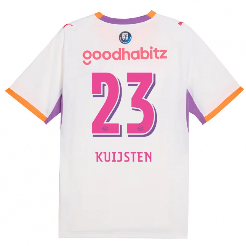 Danxen Herren Stijn Kuijsten #23 Weiß Violett Orange Auswärtstrikot Trikot 2026/27 T-Shirt Schweiz