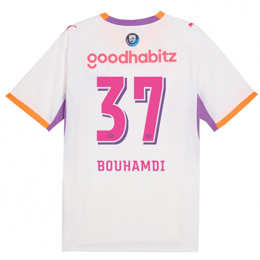 Danxen Herren Amir Bouhamdi #37 Weiß Violett Orange Auswärtstrikot Trikot 2026/27 T-Shirt Schweiz